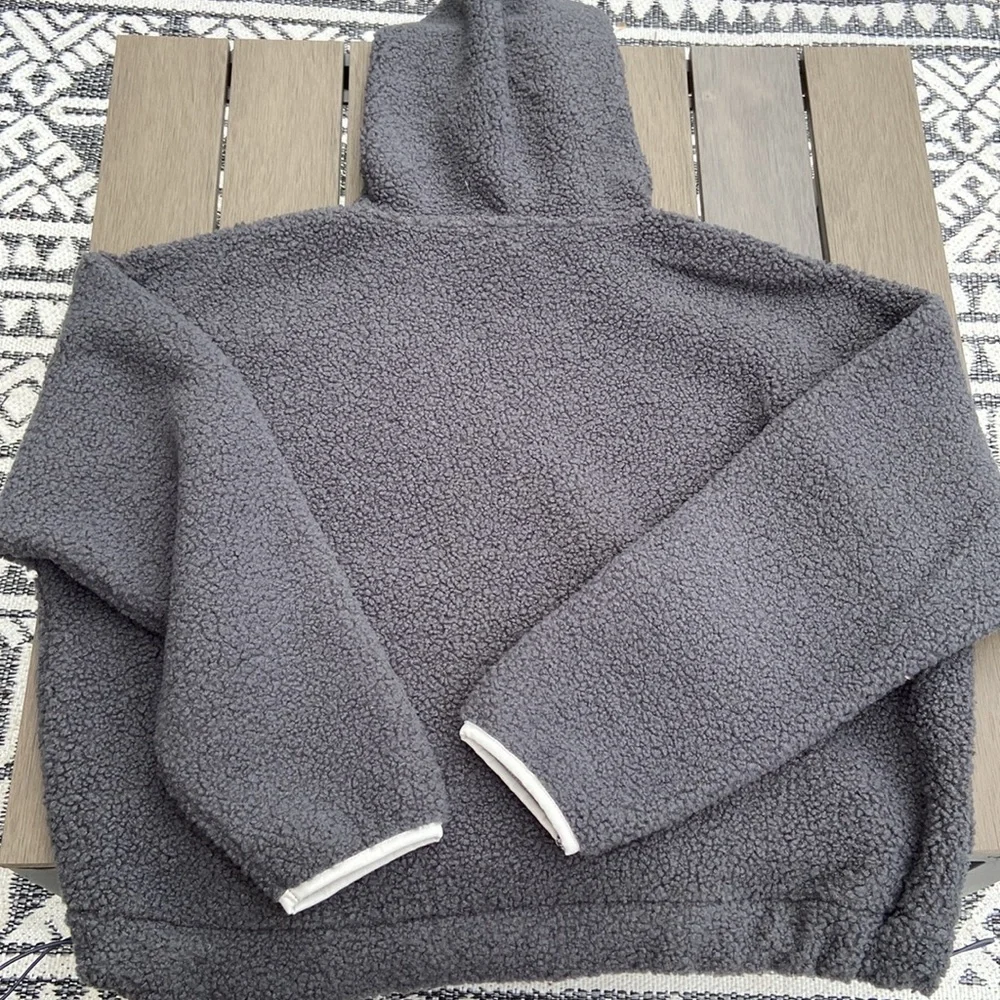 Women's Size Small Half-Zip Sherpa
Anorak Jacket - Wild Fable Gray NEW 🆕 - Picture 9 of 9